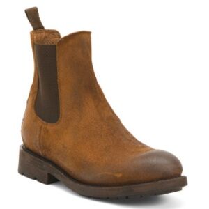 🆕 New Men's Frye Suede Dylan Chelsea Boots 🥾 in Brown - 8.5